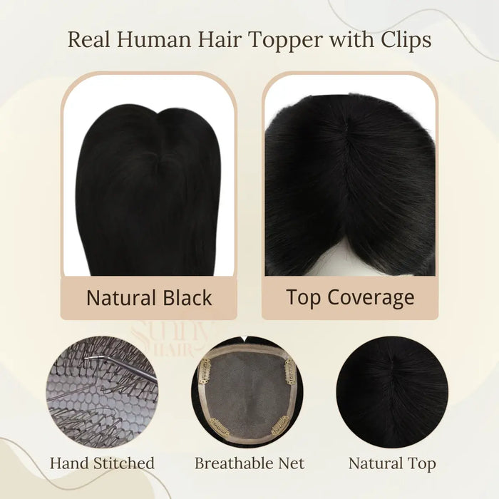 hair topper for fine thin hair
