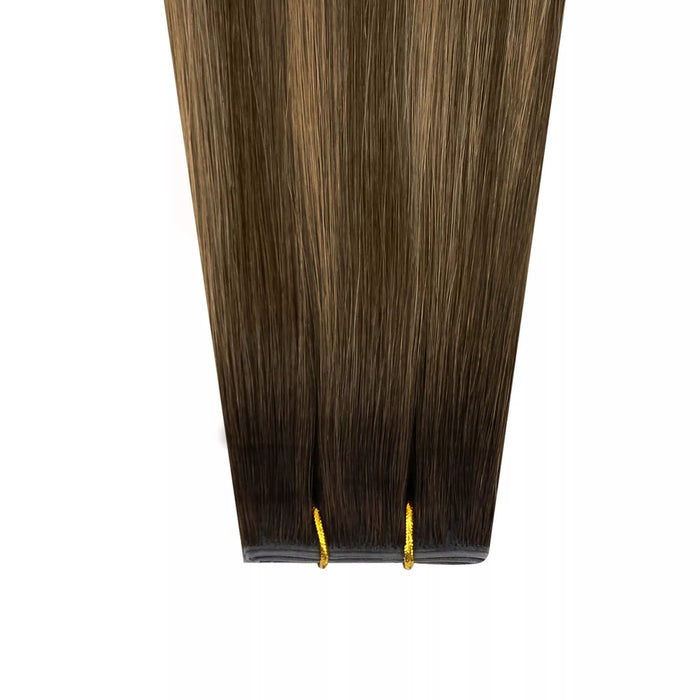injected weft hair extensions butterfly weft #DU