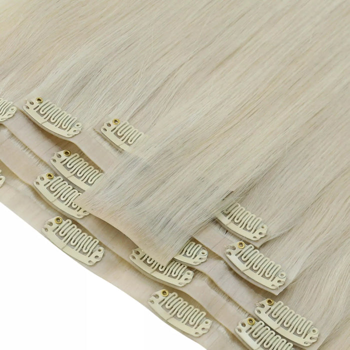 [Pre-Sale] Injection PU Clip in Hair Extensions Best Clip in Hair Blonde#1000