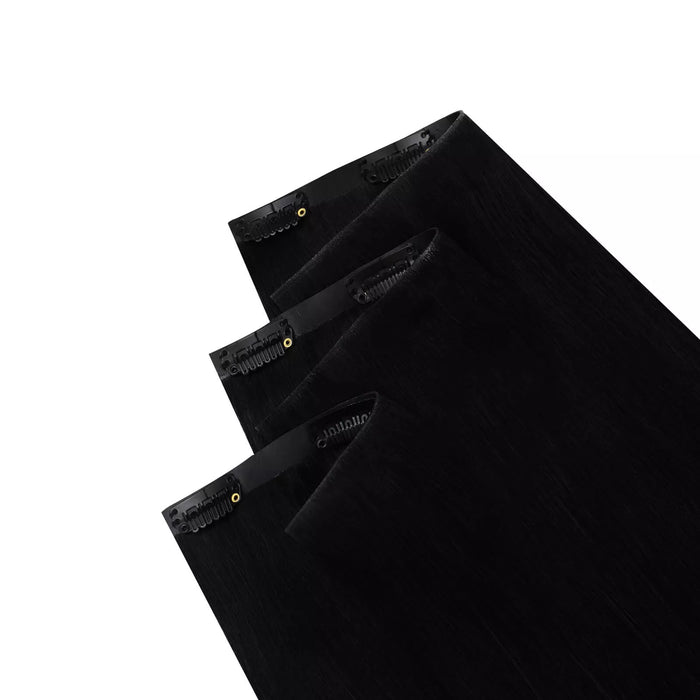 [Pre-Sale] Injection PU Clip in Hair Extensions Best Clip in Hair Natural Black #1B