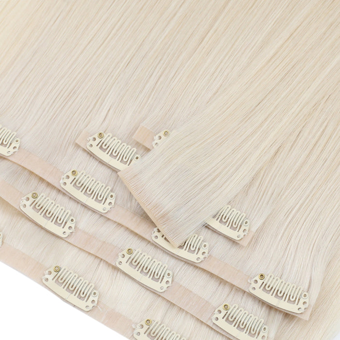 [Pre-Sale] Injection PU Clip in Hair Extensions Best Clip in Hair Blonde#60