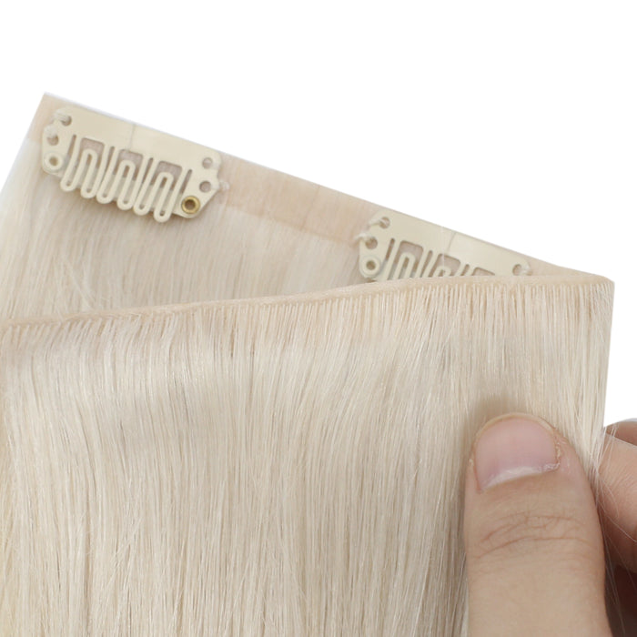 [Pre-Sale] Injection PU Clip in Hair Extensions Best Clip in Hair Blonde#60