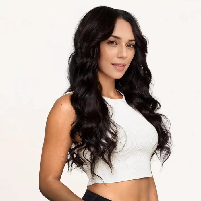[Pre-Sale] Injection PU Clip in Hair Extensions Best Clip in Hair Jet Black#1