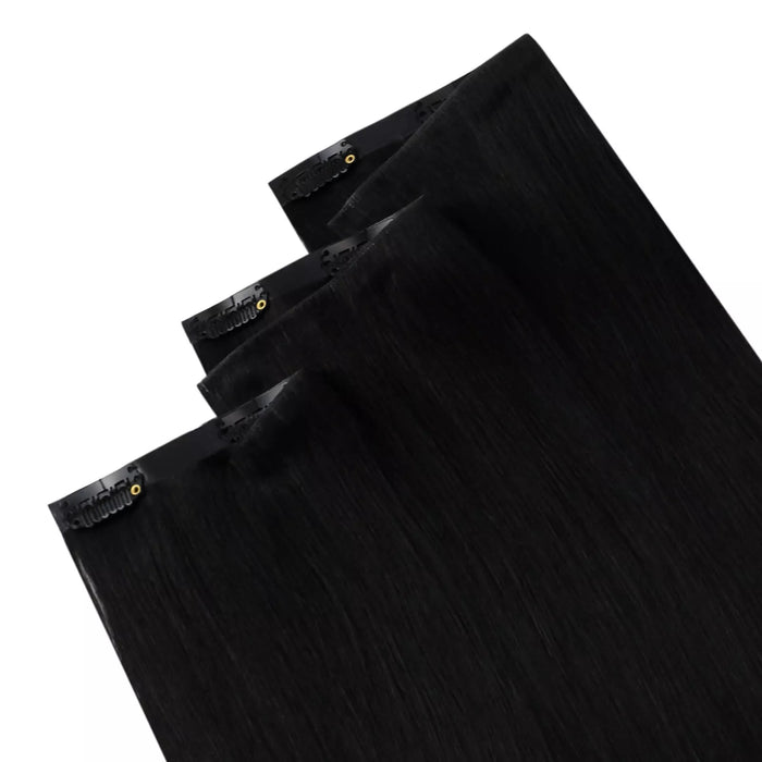 [Pre-Sale] Injection PU Clip in Hair Extensions Best Clip in Hair Jet Black#1