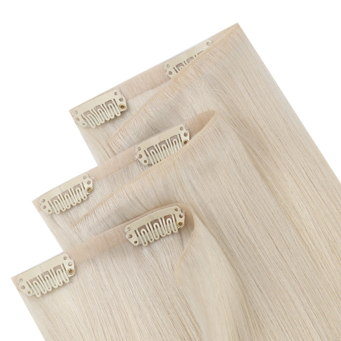 [Pre-Sale] Injection PU Clip in Hair Extensions Best Clip in Hair Blonde#60