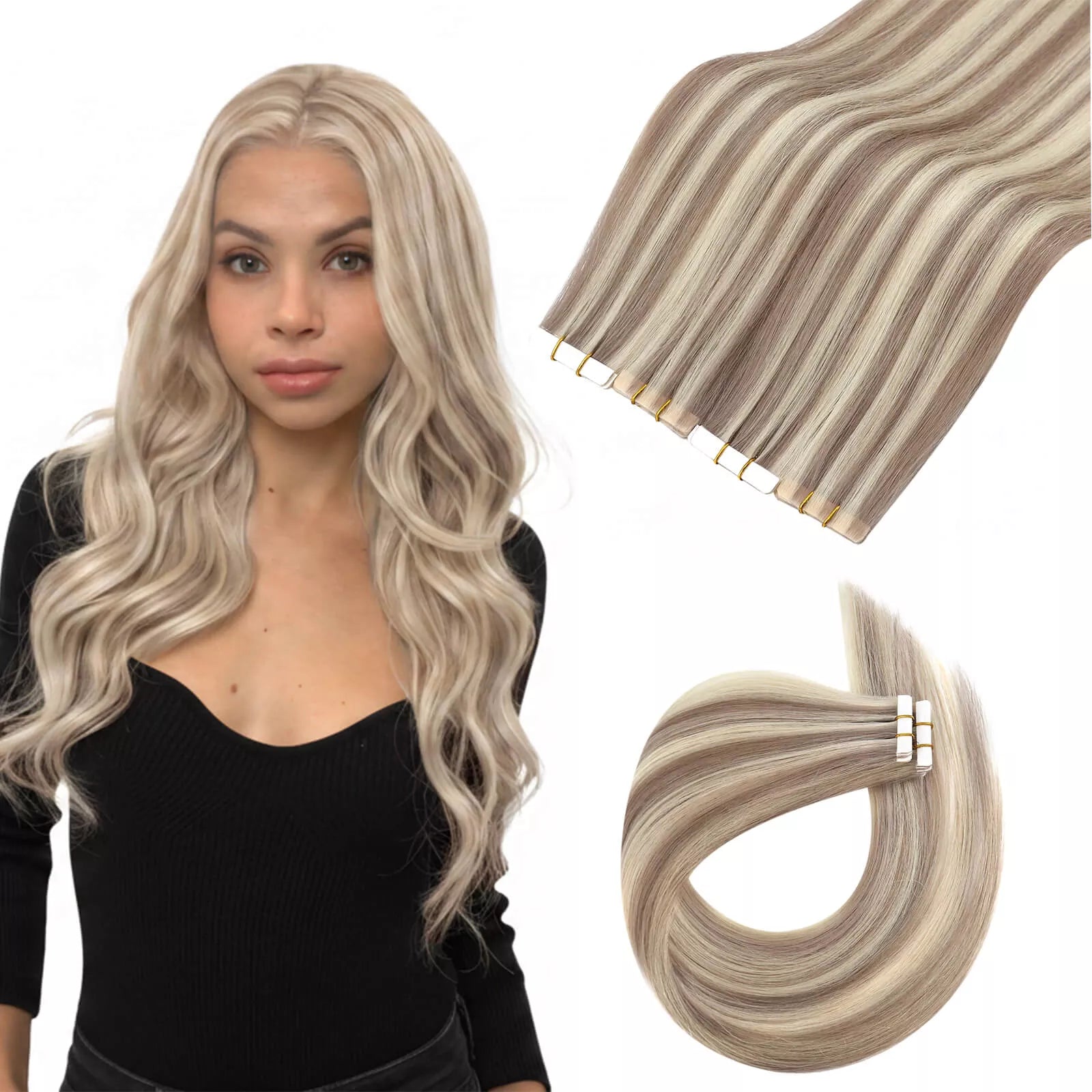 virgin tape in hair extensions human hair