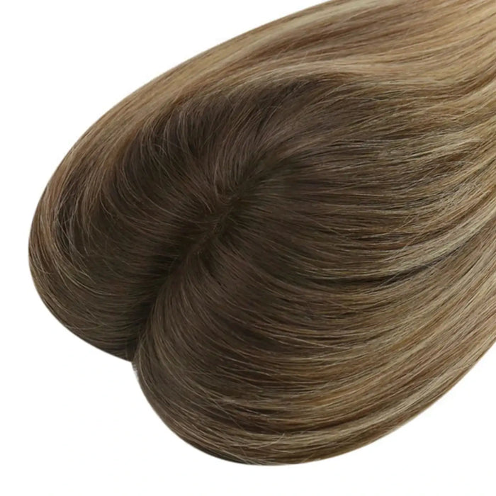 lightweight human hair topper women