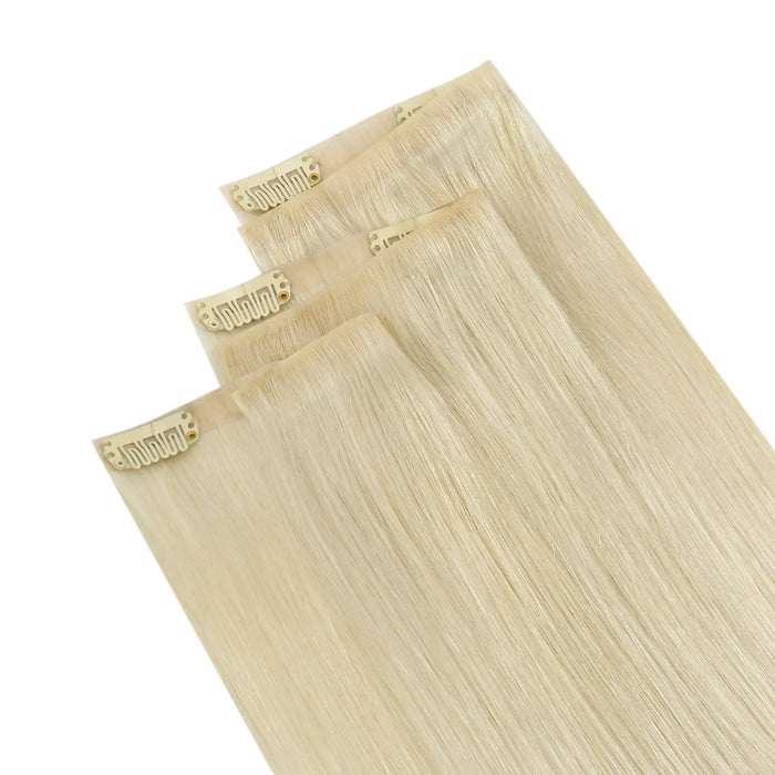 [Pre-Sale] Injection PU Clip in Hair Extensions Best Clip in Hair Blonde#60