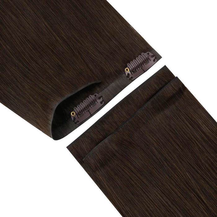 [Pre-Sale] Injection PU Clip in Hair Extensions Best Clip in Hair Brown#4
