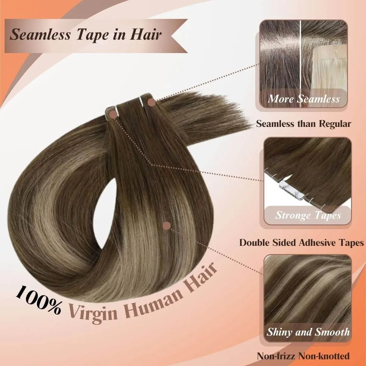 tape in hair extensions injected tape ins