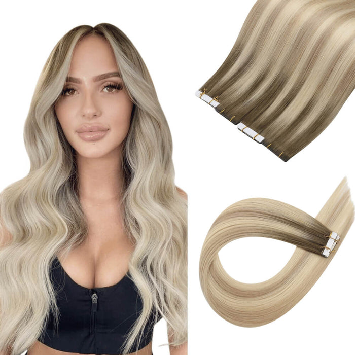 injection tape in hair extensions high quality human hair