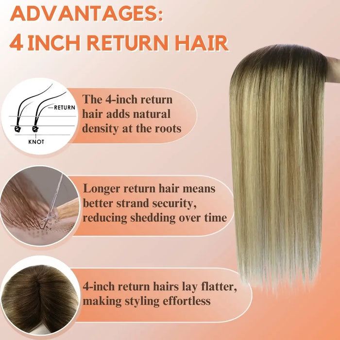 invisible hair topper for thinning hair
