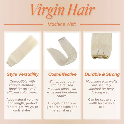 machien_weft_hair_extensions,human hair weft