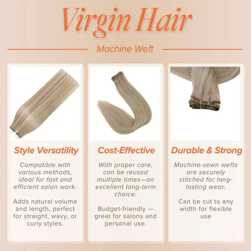 virgin_hair,weft_hair_extensions,machine_weft