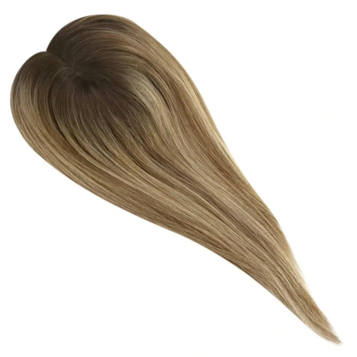 virgin hair topper with clips