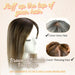 easy clip on hair topper, lightweight hair extension for women, quick hair volume boost, seamless clip in topper, full coverage clip on hairpiece, real human hair clip on topper, thickening hair extension, natural looking clip in topper, premium clip on hair extension, voluminous clip on hair topper, all day wear hair topper, stylish hair extensions for thinning hair