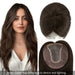 natural scalp human hair topper
