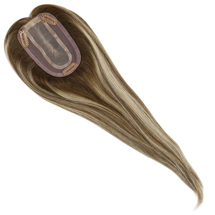 100% human hair topper for women