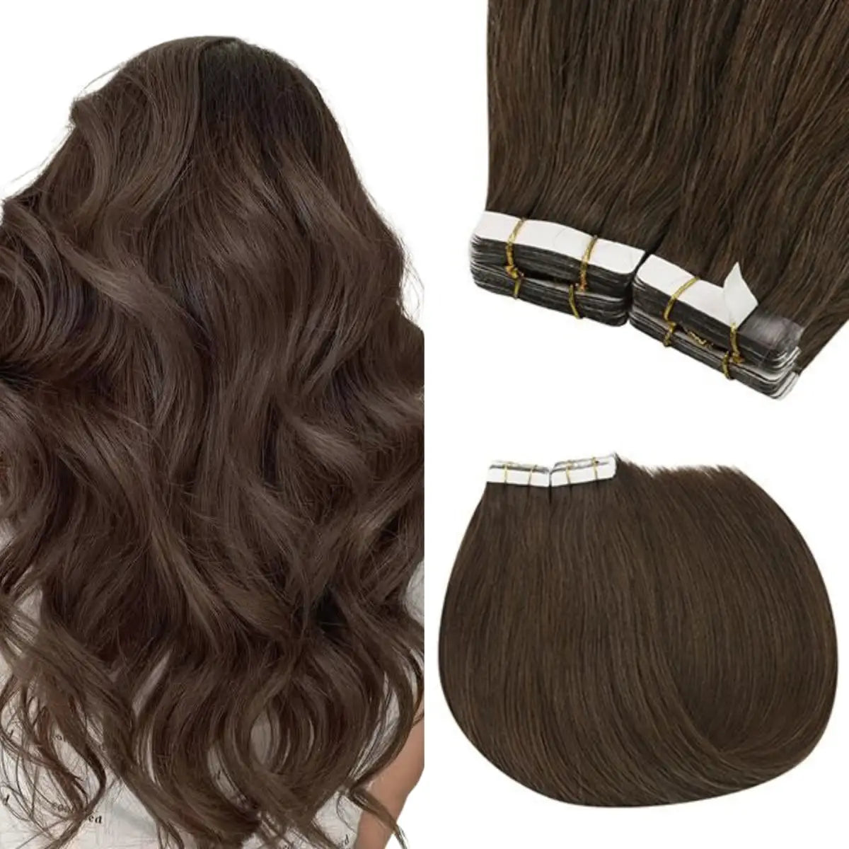 Tape Hair - Brown Color