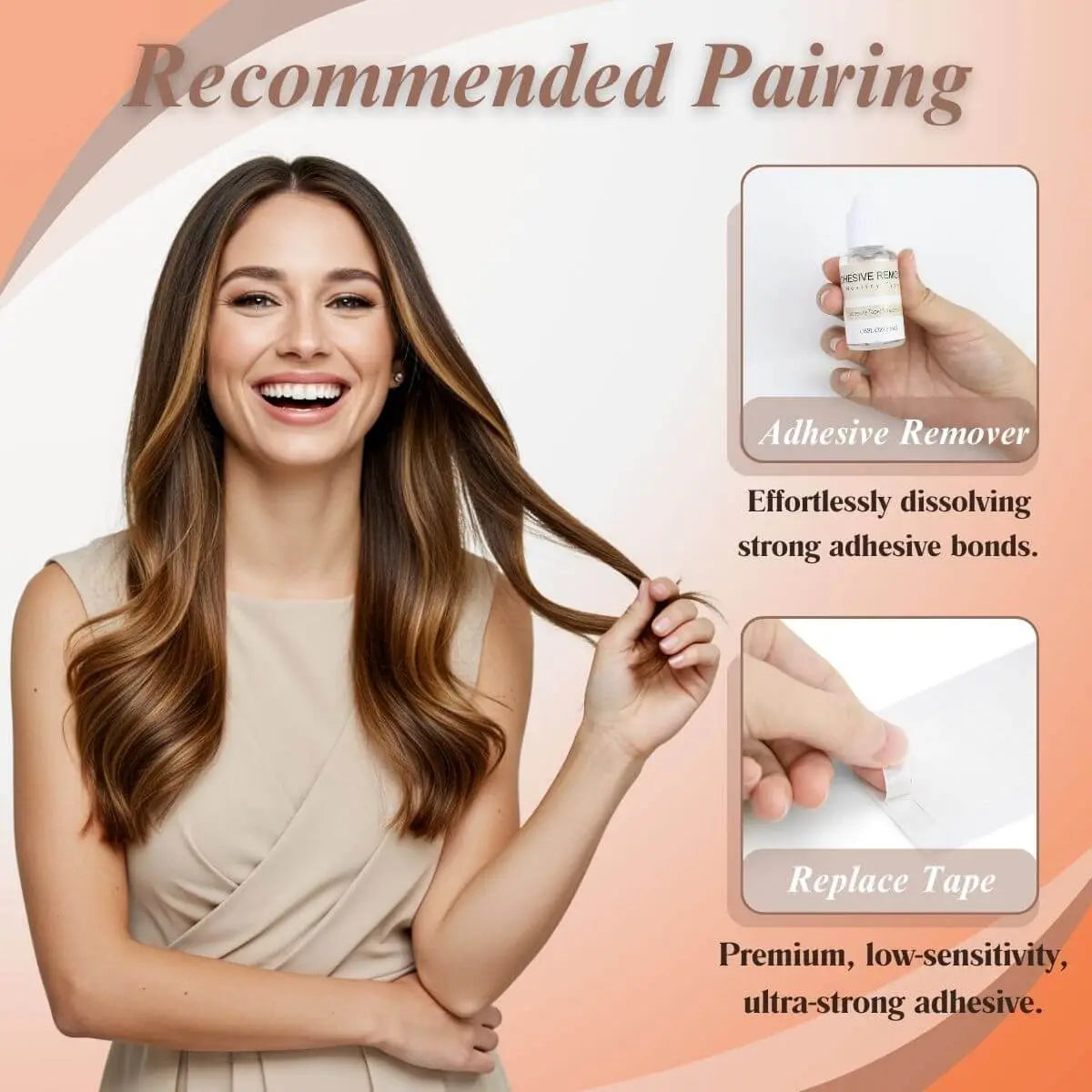 tape in human hair extensions for women