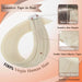 tape in human hair extensions platinum blonde color