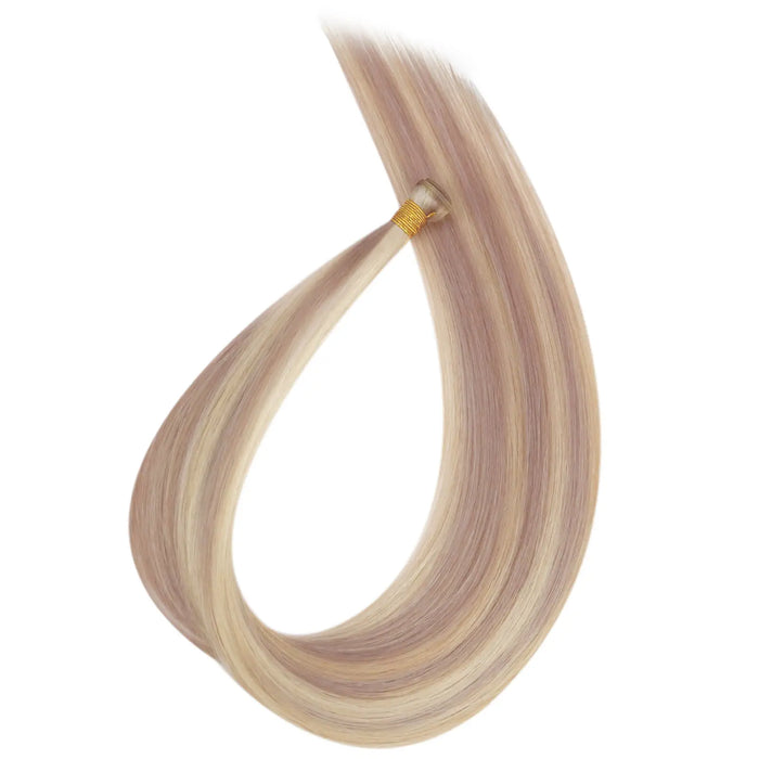 virgin hair invisible hybrid weft hair extensions