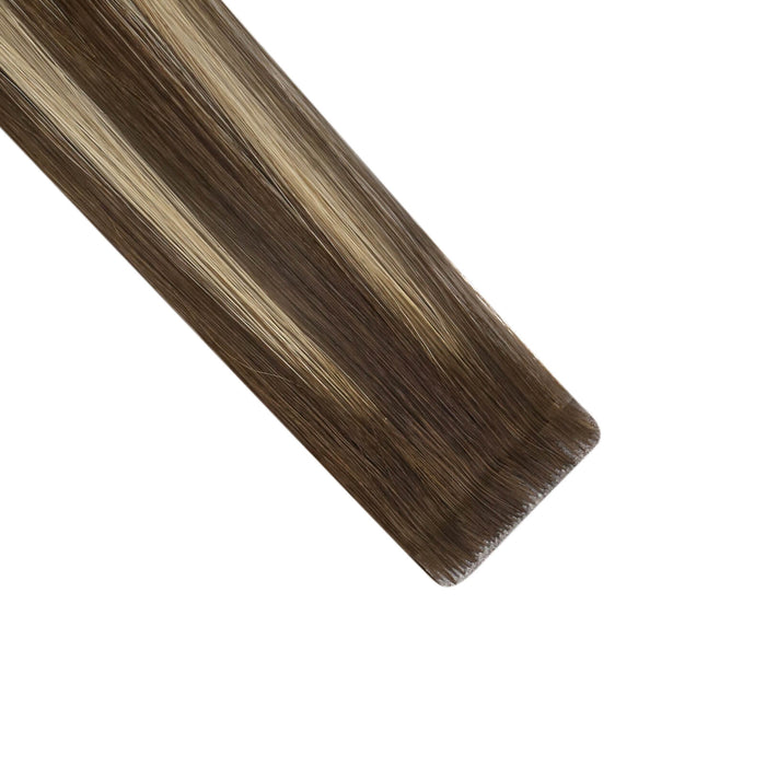 tape in hair extensions, best tape in hair extensions, tape in extensions human hair, sunny hair, professional hair, sunny hair salon, skin weft virgin hair