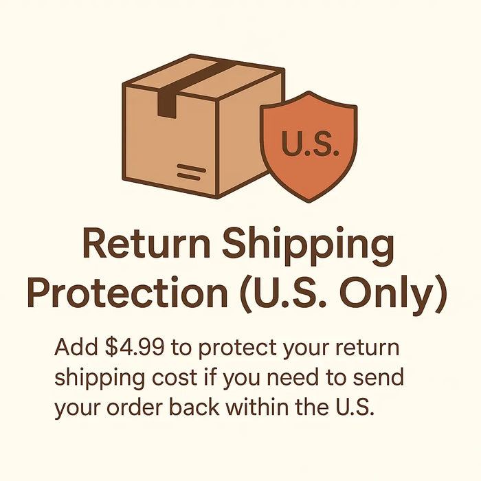 U.S. Return Shipping Coverage – $4.99 Add-on