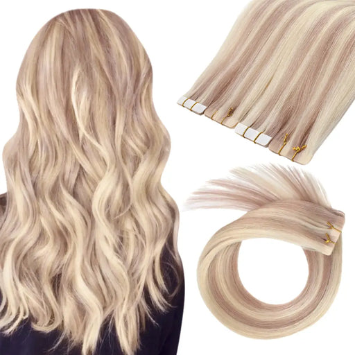 seamless tape in hair extensions
