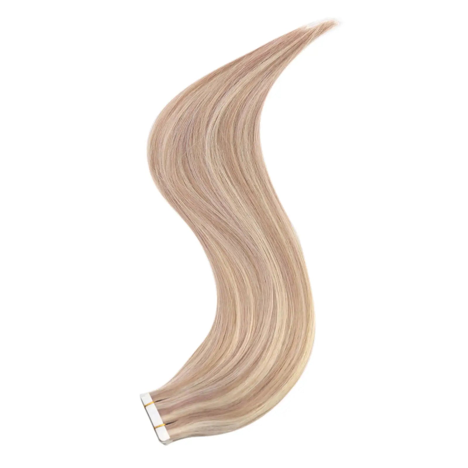 Virgin Hair Tape in Human Hair Extensions 25g/pack with Pink Blonde Highlights #18/613