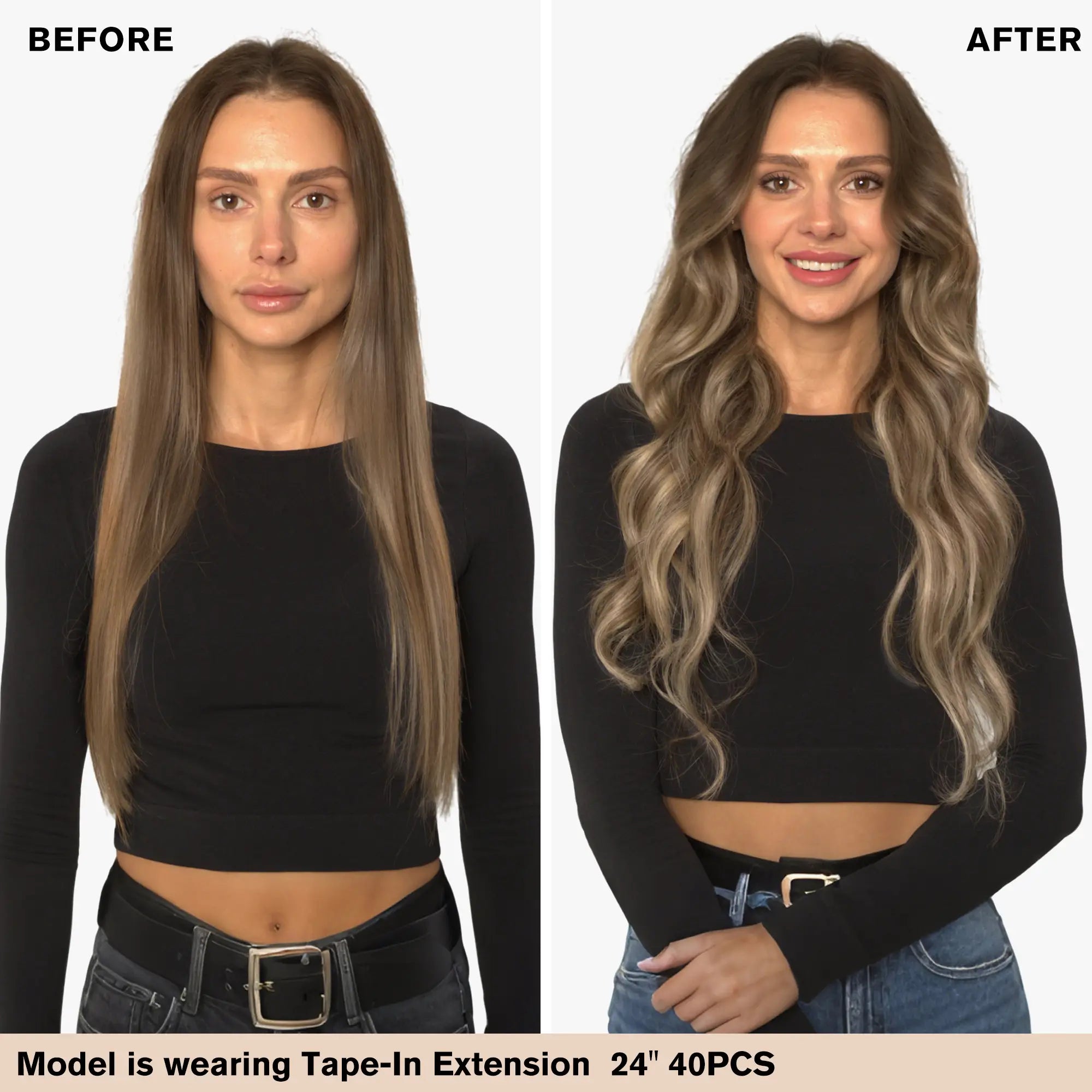 hair extensions before and after,tape in hair extensions