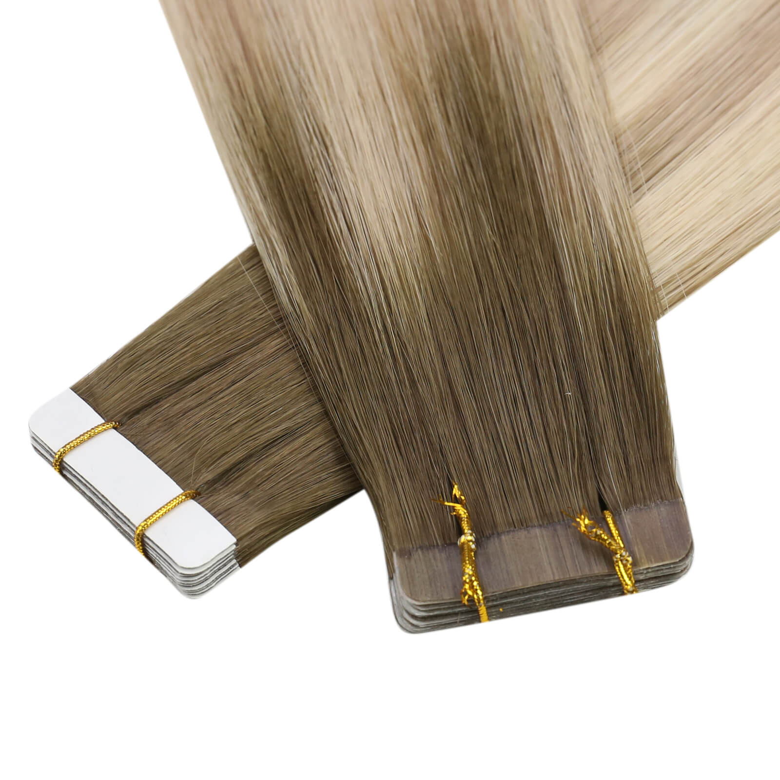 tape in hair extensions, best tape in hair extensions, tape in extensions human hair,brown with blonde hair extensions