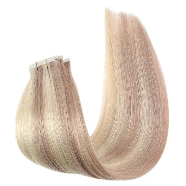 seamless tape in hair extensions
