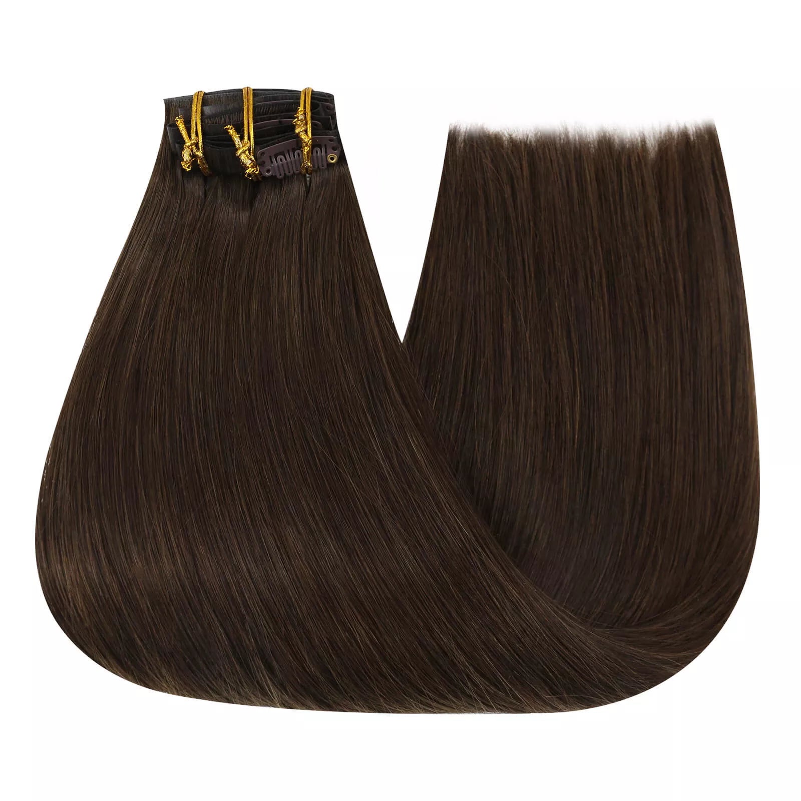 [Pre-Sale] Injection PU Clip in Hair Extensions Best Clip in Hair Brown#4
