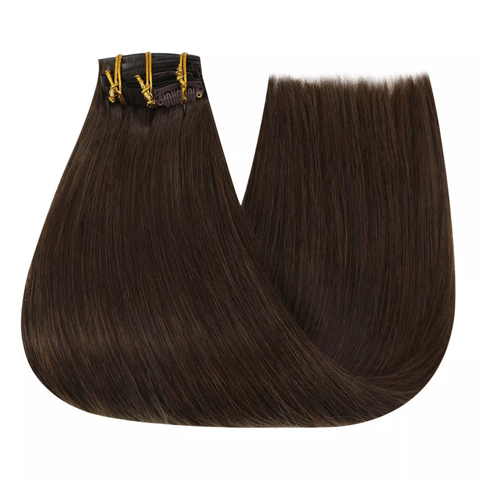 [Pre-Sale] Injection PU Clip in Hair Extensions Best Clip in Hair Brown#4