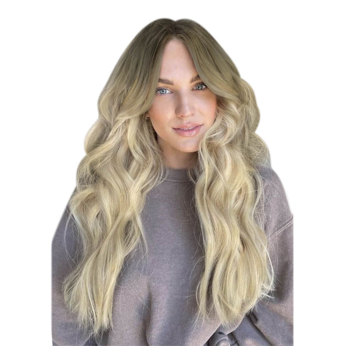 [50% OFF-Final Sale]20inch Virgin Tape in Human Hair Extensions Balayage Blonde Hair#4/7/80