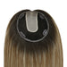 fishnet human hair topper 100% human hair