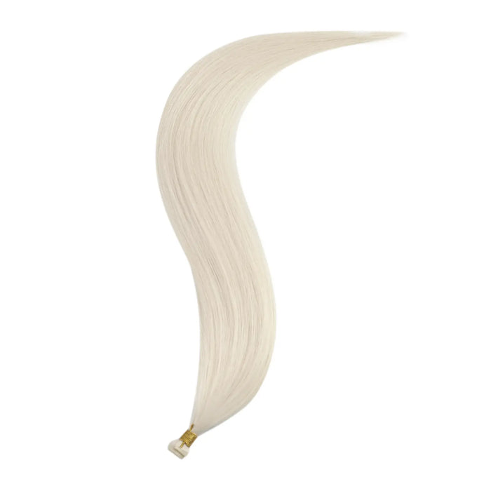 white blonde sew in hair extensions