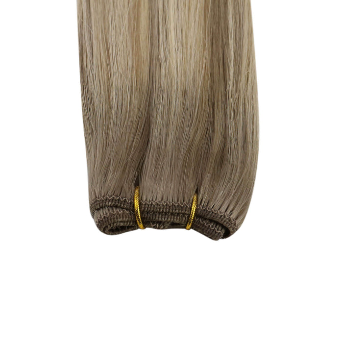 hair extension wefts human hair brown blonde color