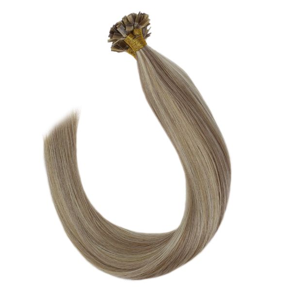 pre bonded flat tip remy extensions