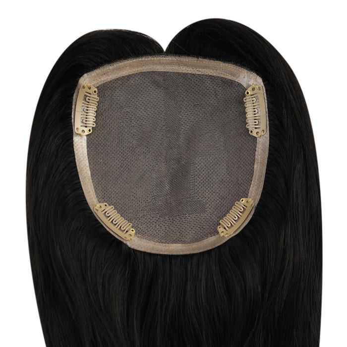 best human hair toppers for black hair