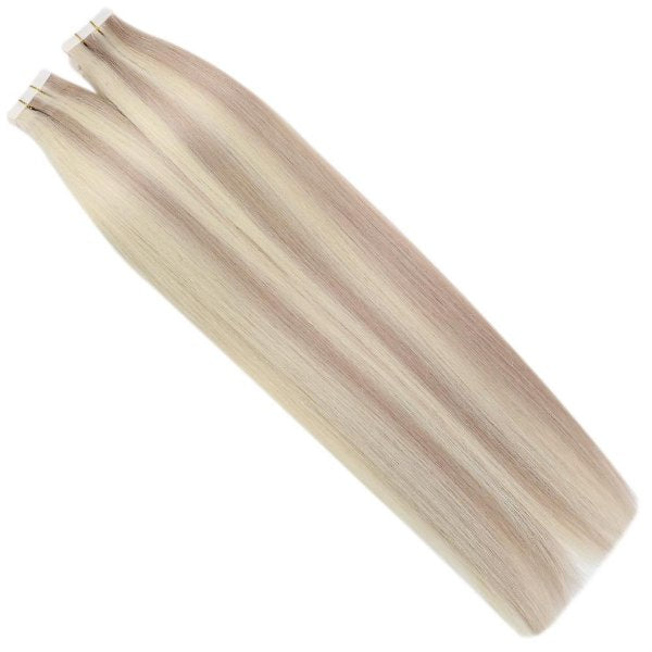 virgin hair injected tape in hair extensions for women