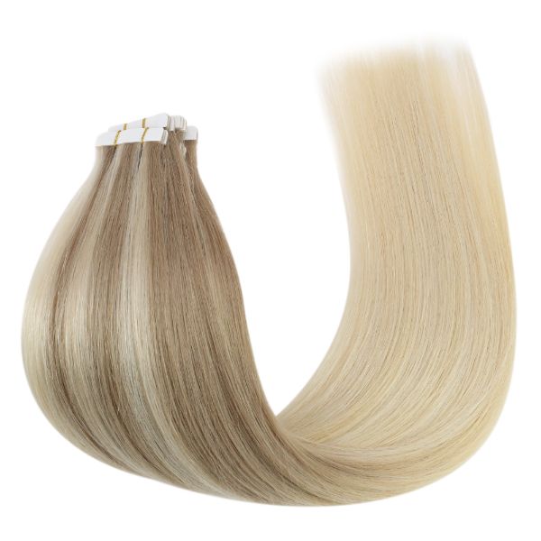 Injection virgin hair extensions tape in, virgin injection tape in hair extensions, human hair tape in extensions,