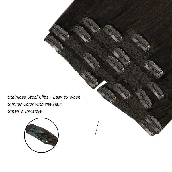 clip in hair extensions invisible clips in hair seamless clip in hair extensions double weft human hair clip in extensions weft hair extentions