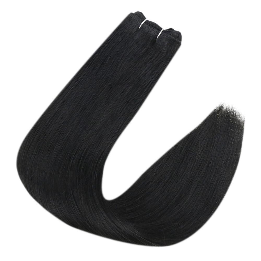 machine weft hair extenisons virgin human hair