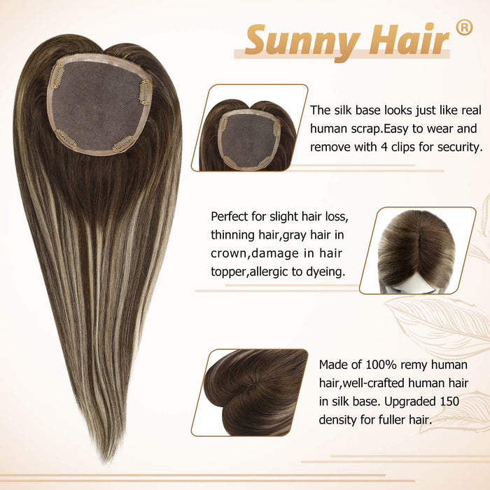 thick human hair toppers