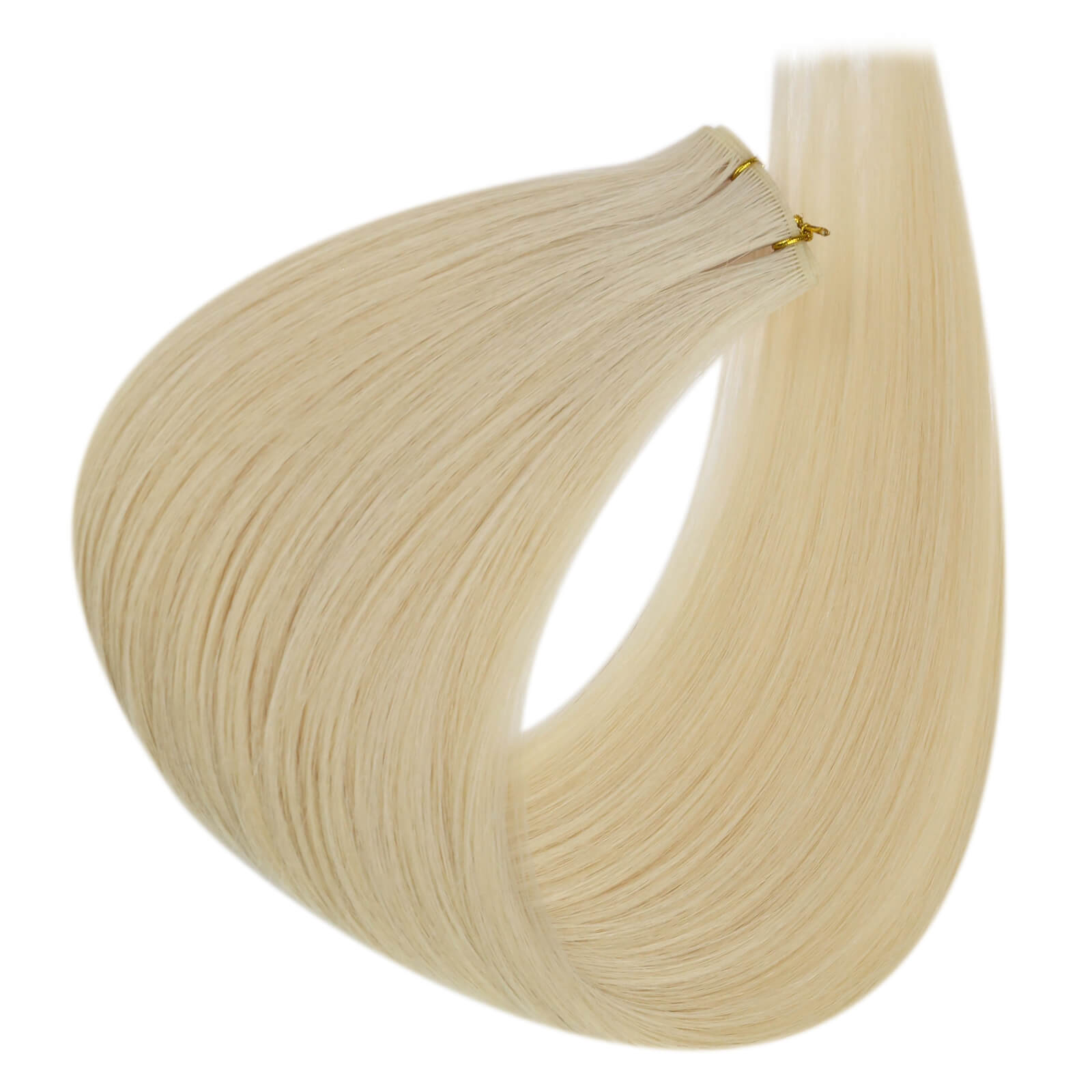 genius weft hair extensions platinum blonde