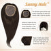 brown color human hair toppers