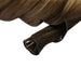 human hair genius weft extensions balayage color
