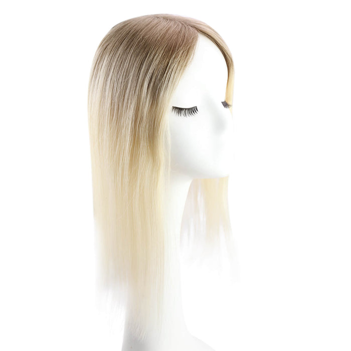 best hair topper for crown coverage ombre color